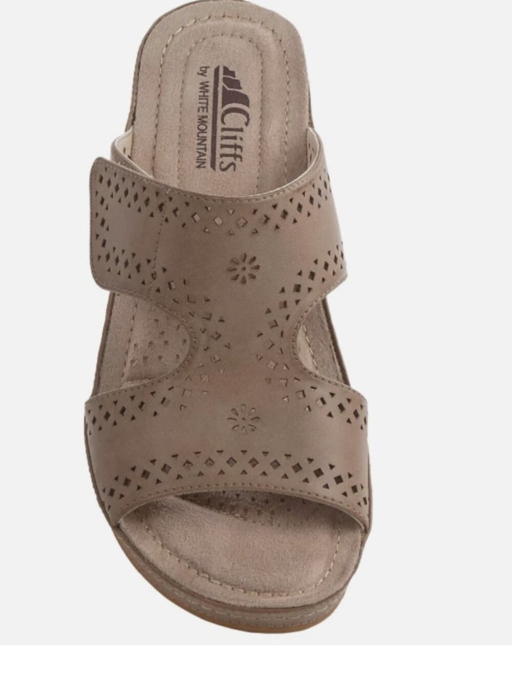 NEW WHITE MOUNTAIN CLIFFS SLIDE SANDALS WOMENS